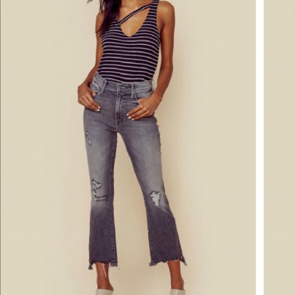 mother insider crop step chew